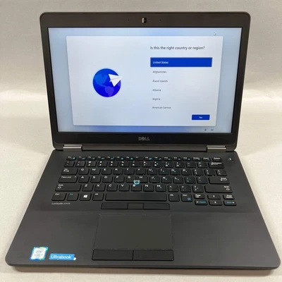 Dell Latitude E7470 14" i7-6600U 2.8GHz 16GB RAM 256GB - Image 1 of 4
