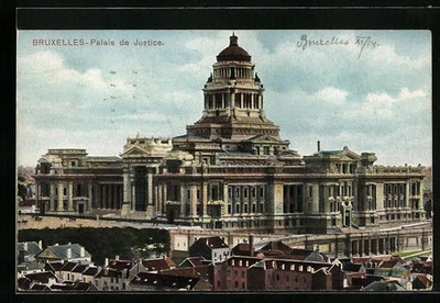 CPA Brüssel / Bruxelles, Palais de Justice 1912  - Photo 1/2