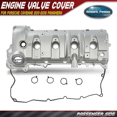 Cubierta de válvula de motor de pasajero para Porsche Cayenne 2011-2018 Panamera 2010-2016 Foto 1 de 4