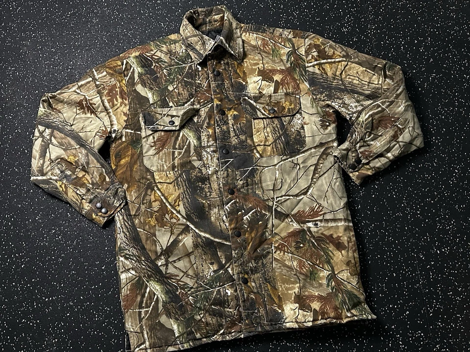 Arctic Shield Outdoor Hunting Snap Button Realtree Camo Jacket Men’s MEDIUM READ - Image 1 of 4