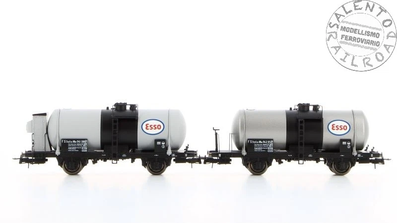 RIVAROSSI HR6491 FS 2-unit set of 2-axle tank wagons Mbe (1 without brakeman's