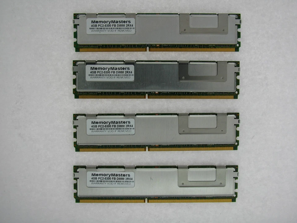 16GB 4X4GB FOR COMPAQ PROLIANT BL680C G5 DL160 G5 DL380 G5 DL580 G5 - Image 1 of 1