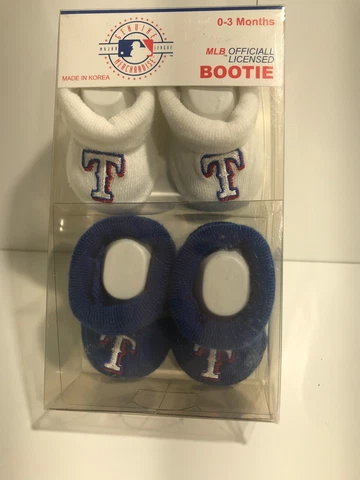 Assorted MLB Official Licensed Baby Bootie Socks Infant 0-3 Months Two Pair Cover