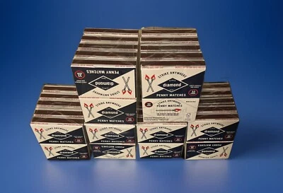 60 Boxes (6 Packs of 10) Diamond Strike Anywhere Penny Matches 1,920 Total - Image 1 of 4