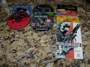 Syphon Filter the Omega Strain, Rally Cross 2 & Metal Gear Solid 2 - PS2 - Picture 1 of 1