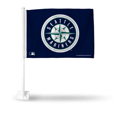 Seattle MLB Mariners 11x14 Window Mount 2-Sided Car Flag Cover