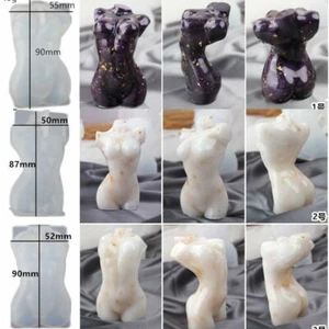 3D Model Body Silicone Resin Casting Mold Jewelry Making Epoxy Mould Craft Tool - Picture 1 of 9