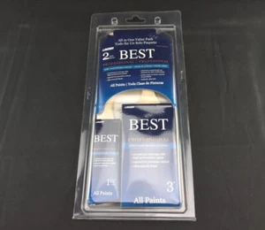 2 Pack Linzer Professional Premium "BEST" Poly Brush Set 3" & 1-1/2" - Picture 1 of 6