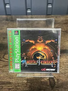 Mortal Kombat 4 (PlayStation 1 PS1) Greatest Hits CIB COMPLETE & TESTED - Picture 1 of 4