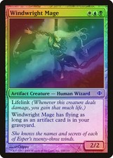 Windwright Mage FOIL Shards of Alara NM Artifact Common CARD ABUGames
