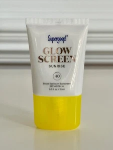 NUEVO Supergoop Pantalla Brillante Amplio Espectro Protector Solar SUNRISE SPF 40 TRAVEL Mini - Imagen 1 de 2