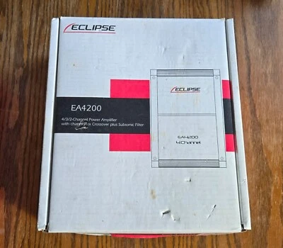 Amplificador Eclipse EA4200 4/3/2 Canales Rango Completo Clase D NUEVO EN CAJA Foto 1 de 4