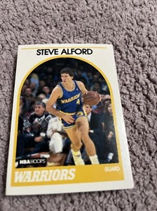 1989-90 NBA Hoops Basketball Steve Alford #143 Golden State Warriors Indiana - Picture 1 of 1