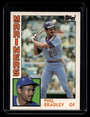 1984 Topps Traded Phil Bradley Rookie - Image 1 of 2