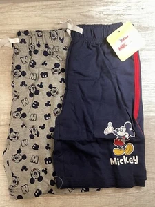 Mickey Mouse Boys 2 Pack Shorts with Drawstring for Toddler and Little Kids (7) - Picture 1 of 5