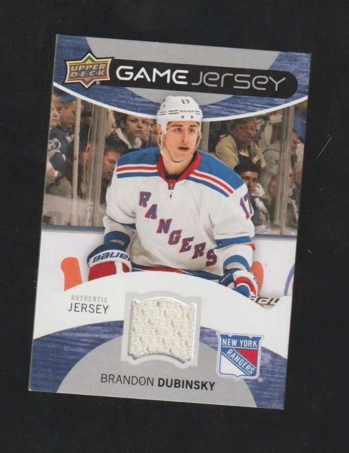 2012-13 Upper Deck Game Jersey Brandon Dubinsky #GJ-DU - Image 1 of 2
