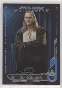 2019 Topps Star Wars Masterwork Blue Qui-Gon Jinn #16 k6j