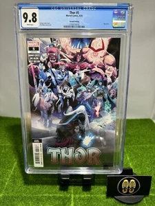 Thor #5 Segunda Impresión CGC 9.8 | 1ª Aplicación Negro Invierno | Donny Cates - Imagen 1 de 2
