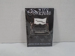 OWLCRATE EX SCIENTIA ULTIO TYPEWRITER PIN (NEW) MONTHLY ENAMEL PIN COLLECTION - Picture 1 of 5