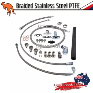 Turbo Oil & Water Line Kit Ford Falcon BA BF XR6 FPV F6 Garrett GT3576R GT3582R - Picture 1 of 11