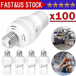 Infrared PIR Motion Sensor E27 LED Light Lamp Bulb Holder Socket Switch 110/220V - Picture 1 of 13