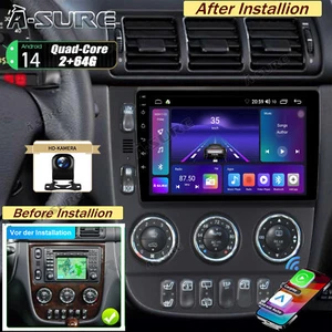 2+64G Android 14 Autoradio Carplay Kam Für Mercedes Benz M-Klasse W163 1998-2005 - Bild 1 von 15
