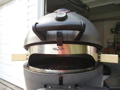 Anillo de pizza Kamado para parrilla de carbón Akorn 22" parrilla Kamado acero inoxidable Foto 1 de 4