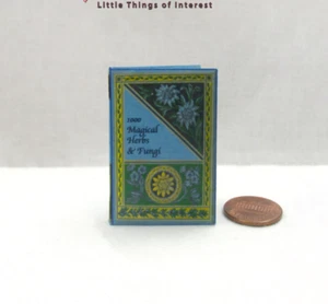 1:6 Scale 1000 MAGICAL HERBS AND FUNGI Magic Textbook Readable Book Hogwarts - Picture 1 of 7