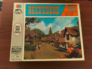 Vintage Puzzle MB Belvedere Milton Bradley 500 Teile - Picture 1 of 4