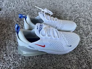 NIKE Air Max 270 bianco habanero rosso 44 US 10 UK 9 CD7338 100 NUOVO - Foto 1 di 8