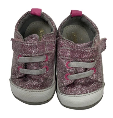 Zapatos See Kai Run Stevie II Niño Bebé Niña Talla 3 Rosa Brillo Brillante Foto 1 de 4