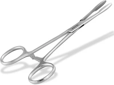 Klemme Edelstahl Rostfrei 16 cm Piercingzange Zange Piercingzange Hakenlöser - Bild 1 von 4