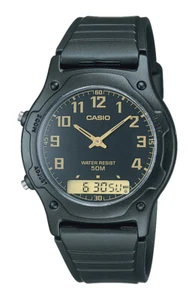 OROLOGIO CASIO AW-49H-1B ANALOGICO DIGITALE IMPERMEABILE 5 BAR AW49H POLSO - Imagen 1 de 2