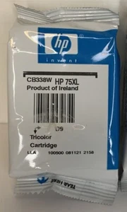 HP 75XL tricolor CB338WN Genuine original Ink printer cartridge for Photosmart - Picture 1 of 3
