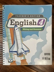 BJU English 4 Teacher's Edition  With CD 2nd Edition Bob Jones Press - Bild 1 von 1