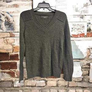 Vintage Banana Republic Moss Army Green Sweater Women’s Size Small 93% Wool - Picture 1 of 8