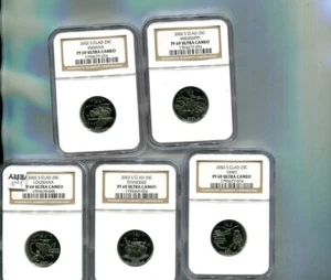 2002 S UNITED STATES STATE QUARTER PROOF SET NGC PF69 - Picture 1 of 1