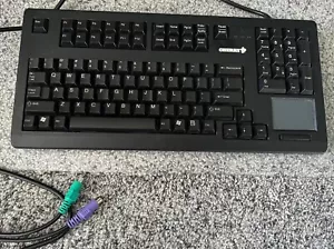 Vintage Cherry MX 11900 PS/2 USB Keyboard Integrated Touchpad G80-11900LTMUS-2 - Picture 1 of 3