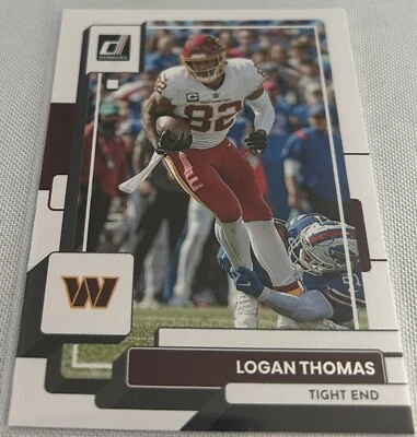2022 Donruss Football Logan Thomas Washington Commanders base card #179 - Image 1 of 2