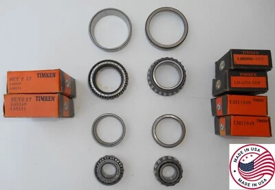 A NEW set of 4 Bower front wheel bearing Made in USA A2 A17 new old stock - Изображение 1 из 4