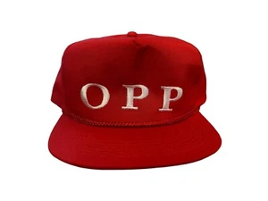 vintage OPP twill rope snap back hat cap adult OSFA deadstock NWOT 90s - Picture 1 of 8