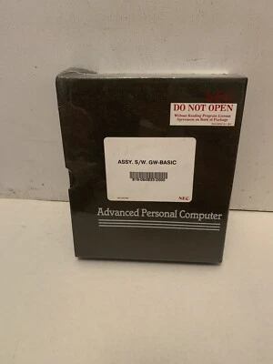 NEC Advanced Personal Computer Manual GW-Basic - SEALED - Image 1 of 4