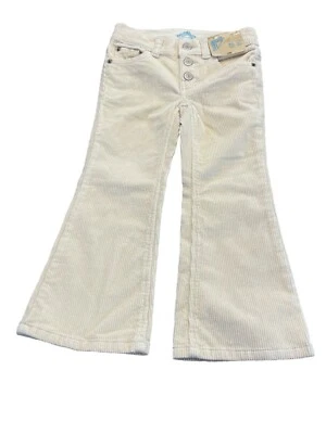 Pantalones cortos de pana campana para niñas Thereabouts 4 marfil regular #R-5-115-10 nuevos con etiquetas Foto 1 de 4