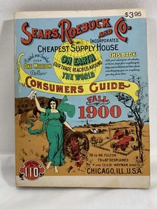 VINTAGE SEARS ROEBUCK AND CO. FALL 1900 CONSUMERS GUIDE CATALOG 1970 REPRINT - Picture 1 of 12