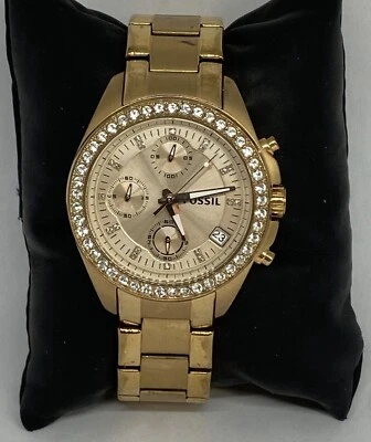 Fossil ES3590P Day-Date Wrist Watch for Women - Image 1 of 3