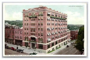 Hotel Vermont Burlington Vintage UNP Detroit Verlag DB Postkarte XA8 - Bild 1 von 2