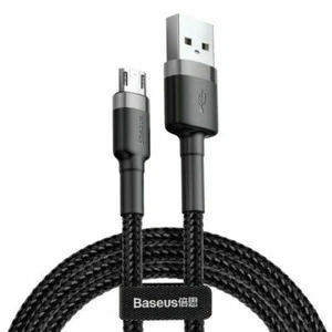 Cable de datos de microcarga Baseus Cafule conector reversible negro 50 cm - Imagen 1 de 8