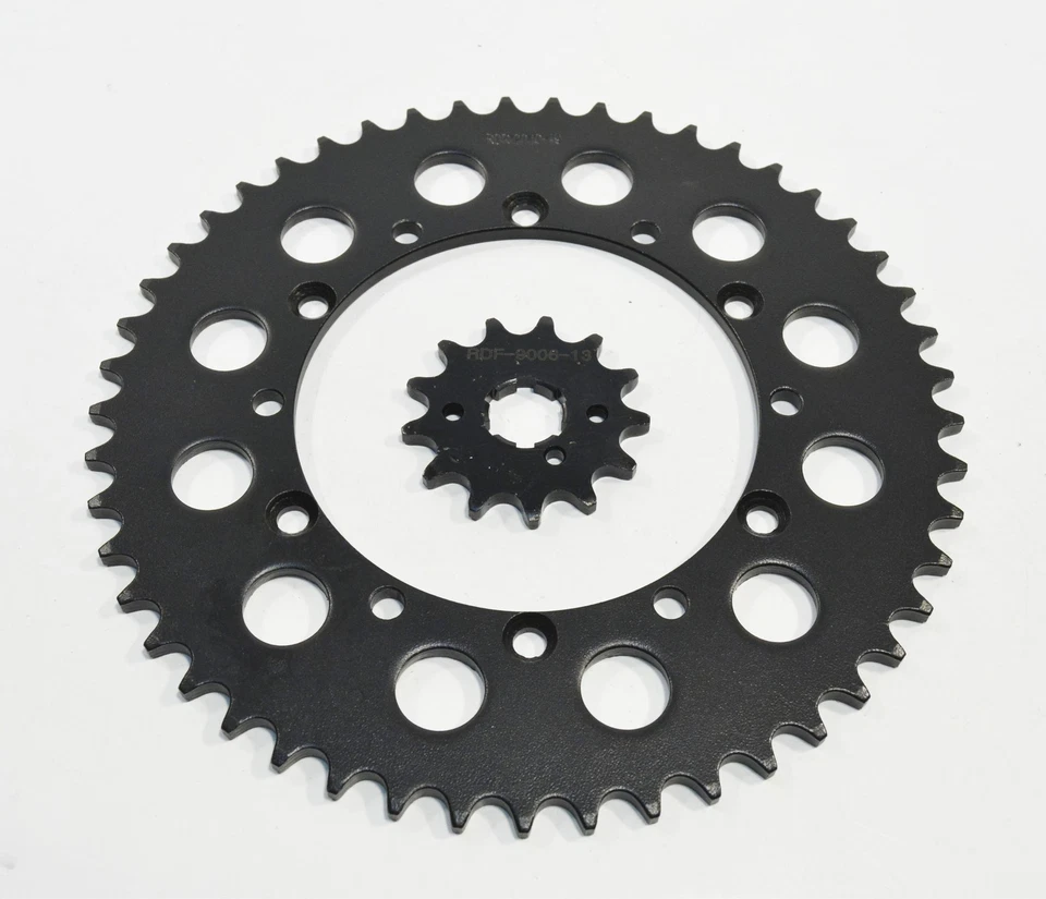 Kawasaki 95-06 KDX200 / 97-05 KDX220 13 Tooth Front and 49 Tooth Rear Sprocket - Image 1 of 1