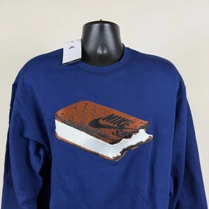 Nike SB Ice Cream Sandwich besticktes Sweatshirt Medium HJ2894 072 blau neu mit Etikett - Bild 1 von 9