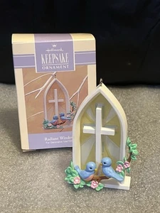 Vintage Hallmark 1993 Easter Collection "Radiant Window" Andenken Ornament - Bild 1 von 4